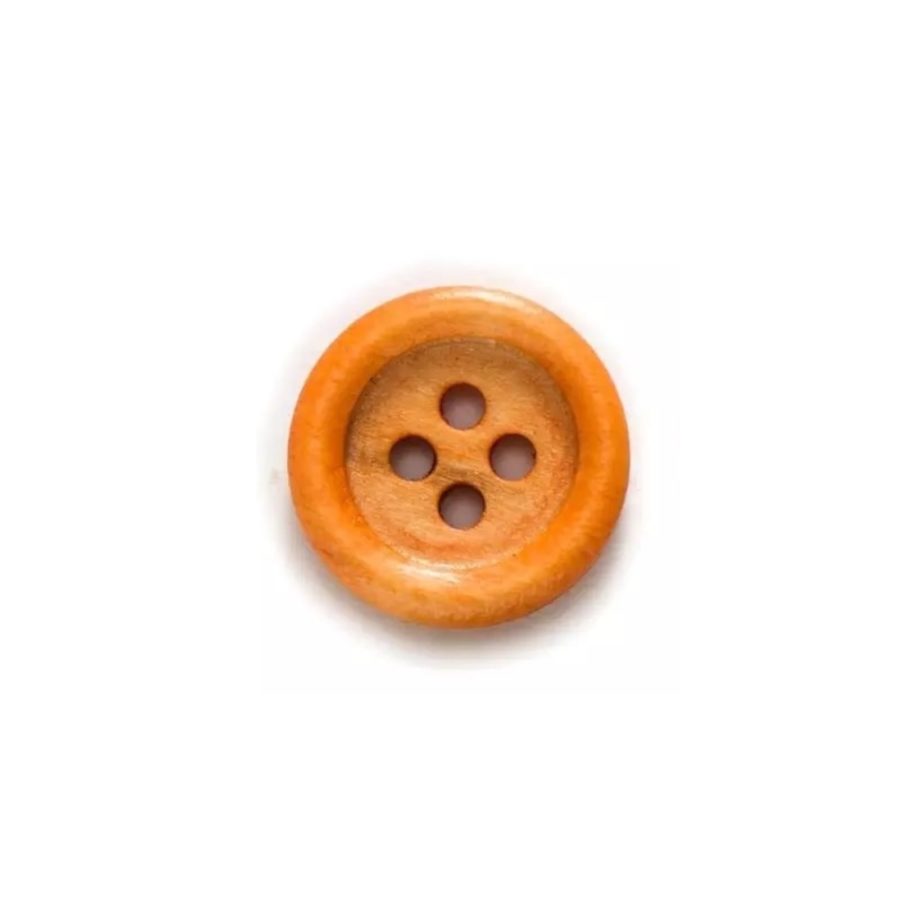 Botones Circular Madera Caramelo 20 mm 10 unid