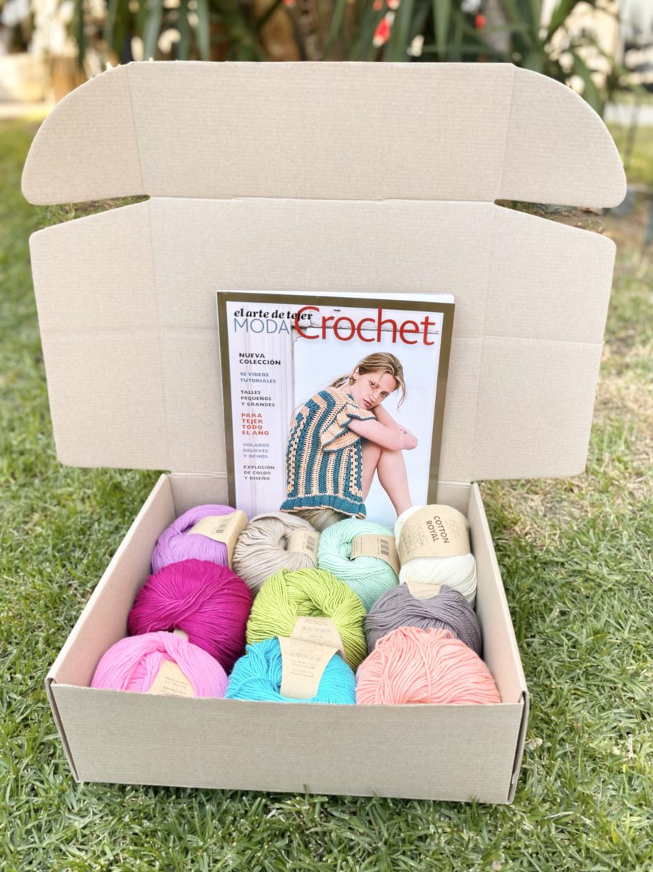 Moda Crochet 2022 + 6 Cotton Royal color a elección