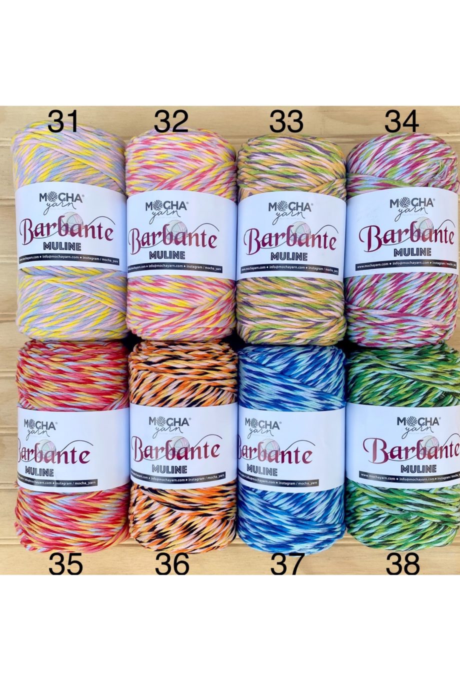 12 Kilos Barbante Muline color a elección