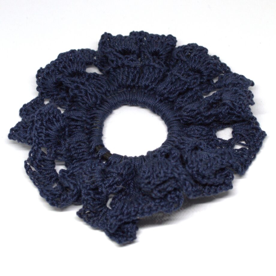 Scrunchie azul marino