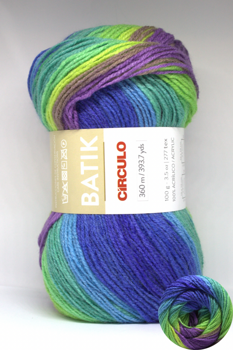 Verde azul morado