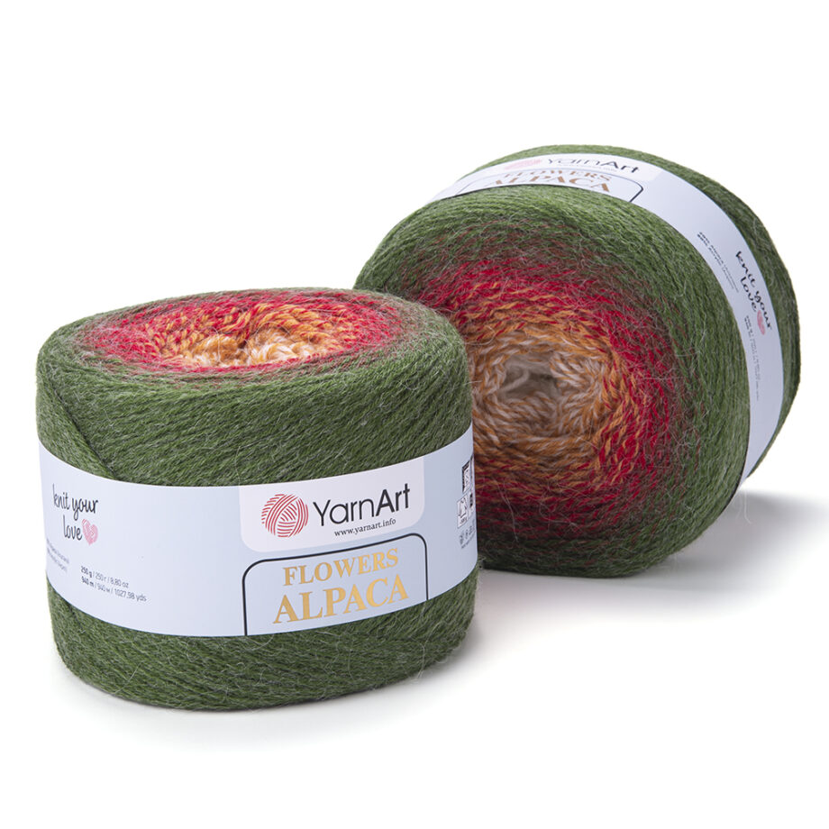 Verde rojo crema
