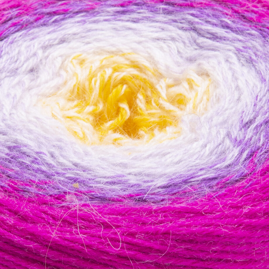 Fucsia morado amarillo pato
