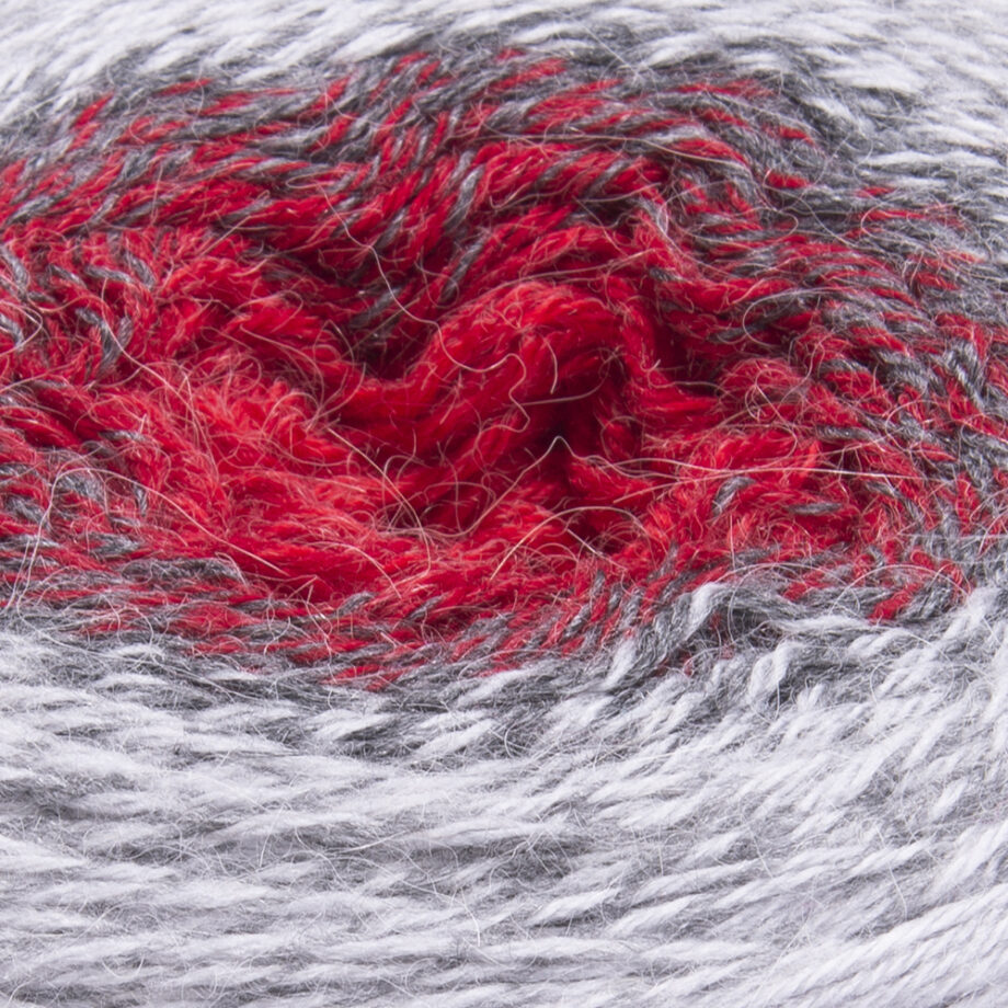 Perla gris rojo