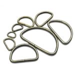 Anillo D hebilla bronce 32 mm 2 unid