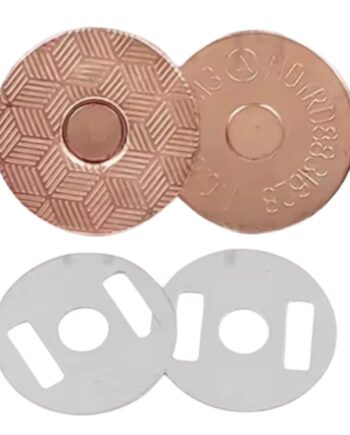 Broche magnético rose gold redondo 20 mm 2 unid